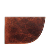 Factory Second Previously Embossed Made in Maine Front Pocket Wallet - BROWN