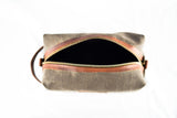 Waxed Canvas Dopp Kit