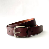 A Chamberlain Leather Belt - 1.25" Wide by Rogue Industries on a white background.