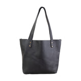 A black Fore Street Tote Bag with handles.