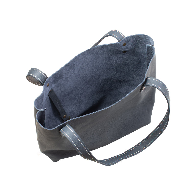A grey Fore Street Tote Bag with a strap by Rogue Industries.
