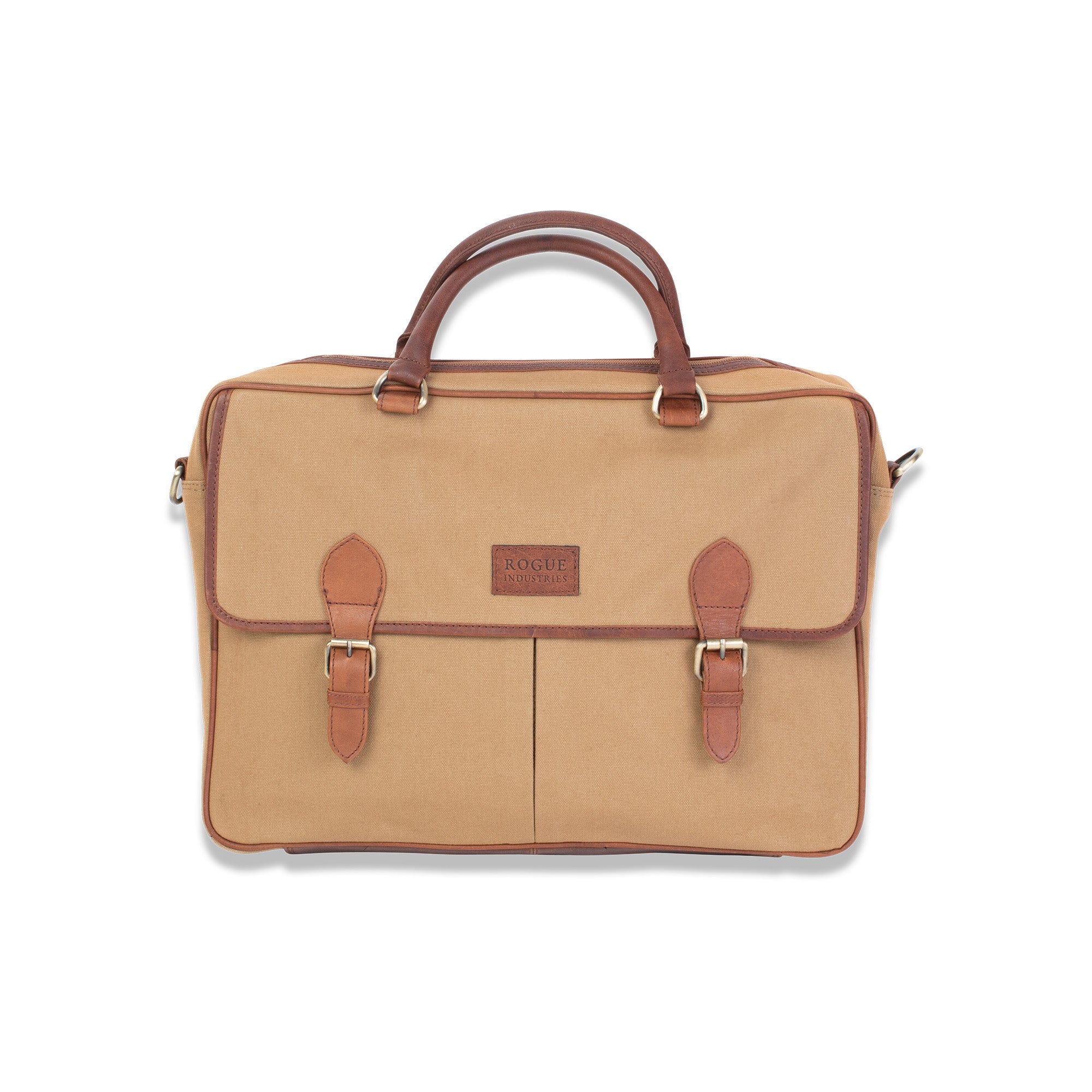 brown laptop bag