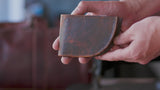 Nantucket Front Pocket Wallet in Moose Leather