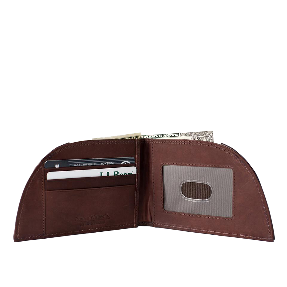 Football Leather Front Pocket Wallet Thin Wallet Rogue Industries