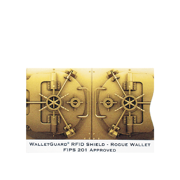 カードプロテクト50 ゴールド RFID Blocking Credit Card Sleeves - Gold Vault – Rogue Industries