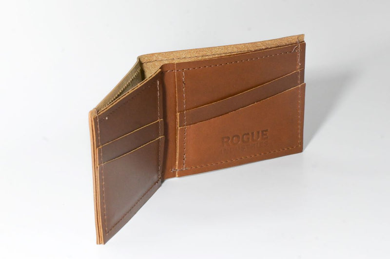 Heritage Brown Leather Card Holder: Slim Fit for Front Pockets