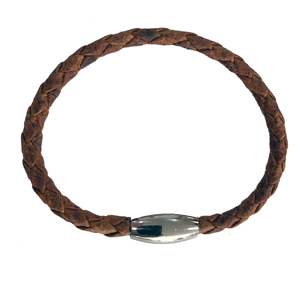 Factory Second Braided Moose Leather Bracelet