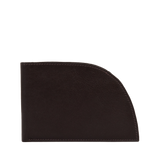 A Rogue Industries black Napa leather wallet with RFID protection and a curved corner.