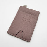 Pebbled Leather Card Holder