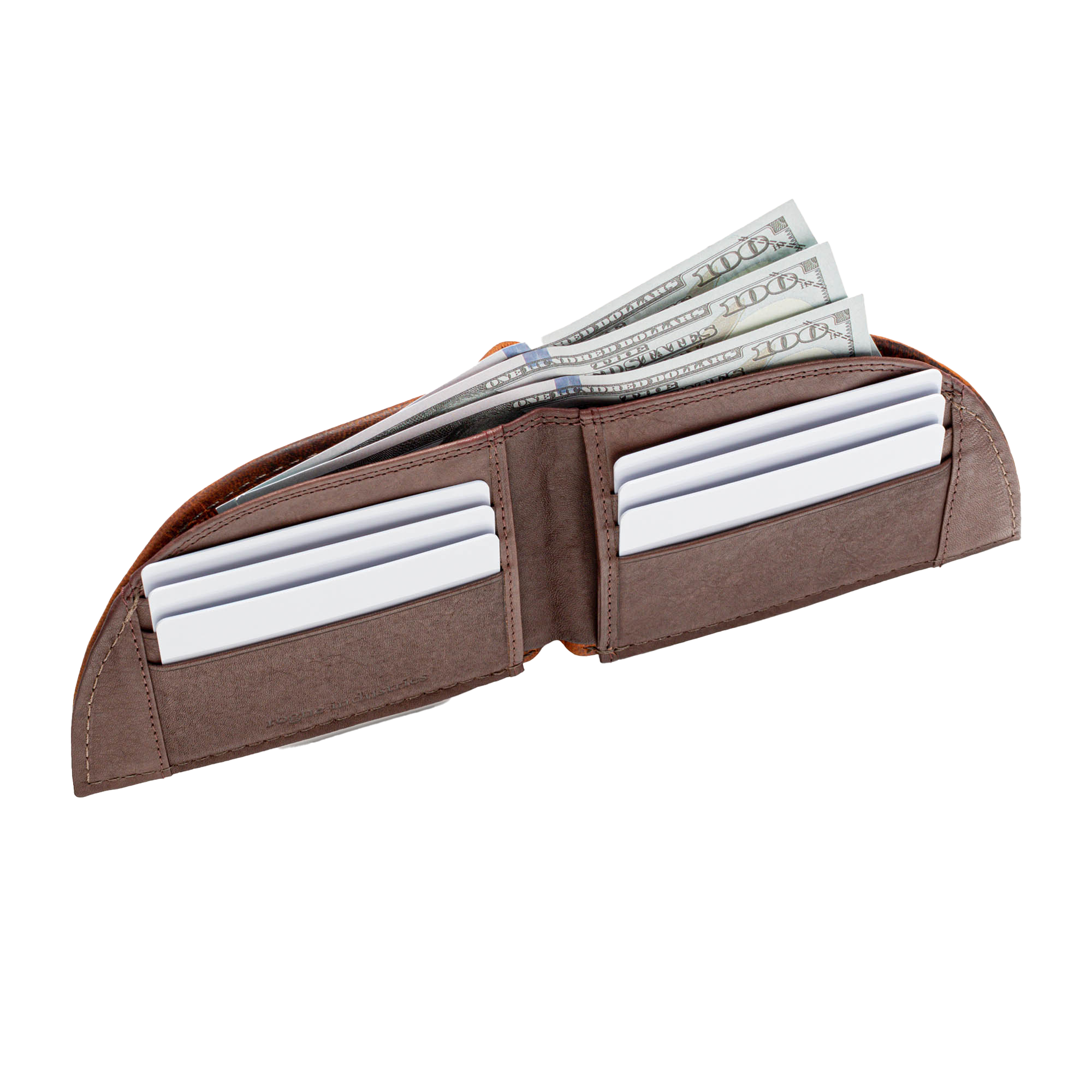 American Bison Leather Front Pocket Wallet