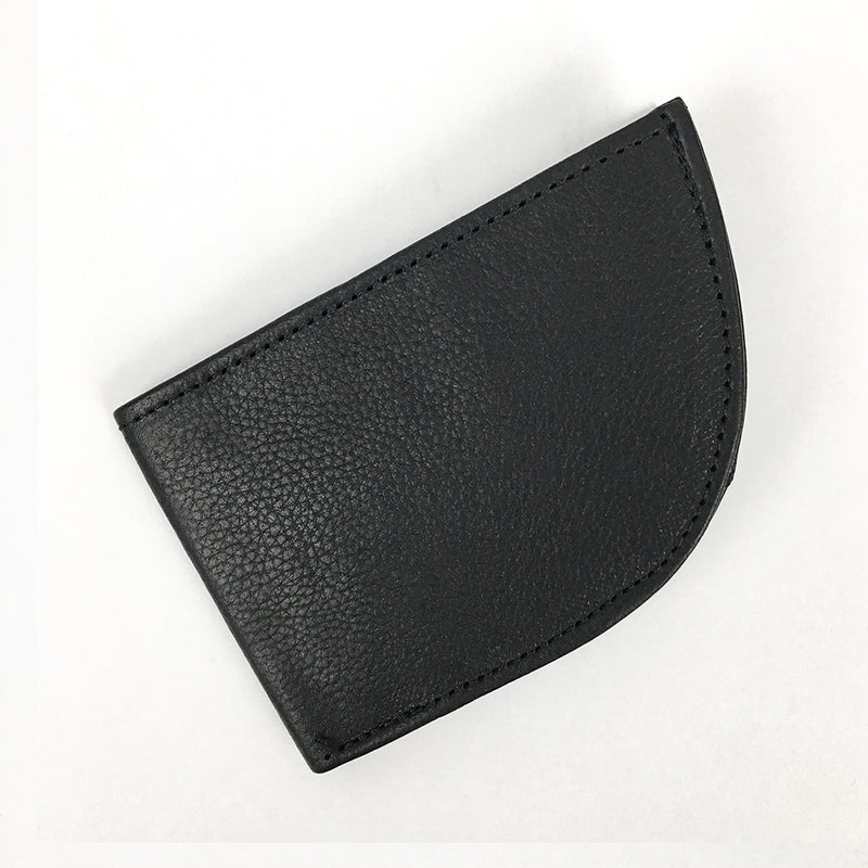 Factory Second Previously Embossed Made in Maine Front Pocket Wallet - Black