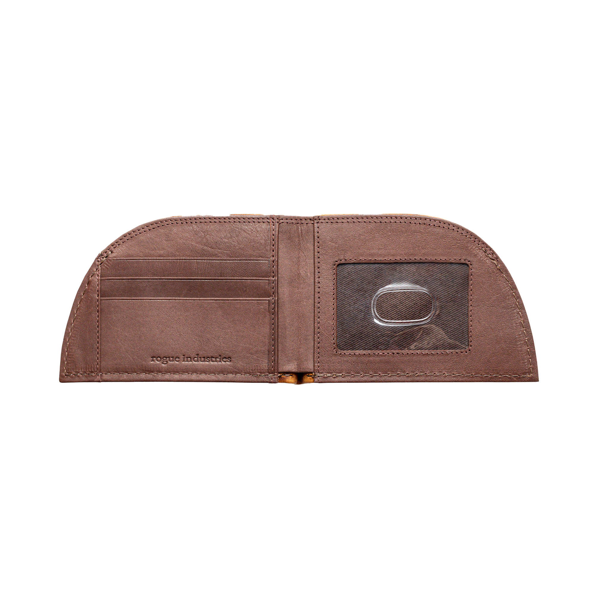 American Bison Leather Front Pocket Wallet