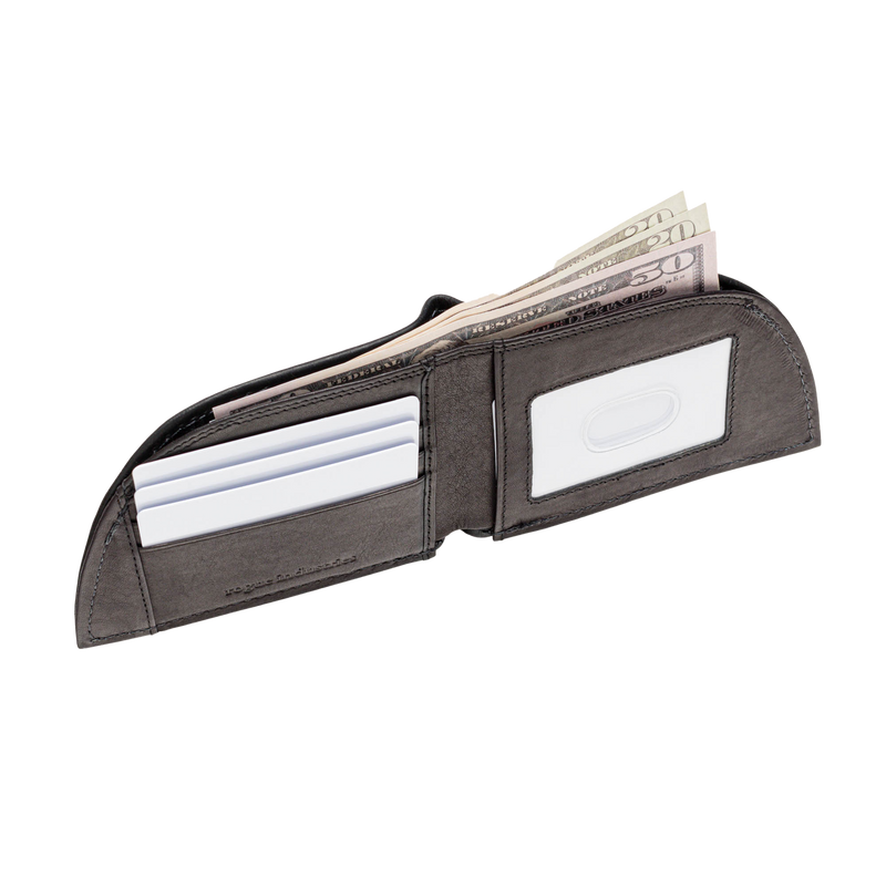 International Traveler Money Clip Wallet, Black by Rogue Industries