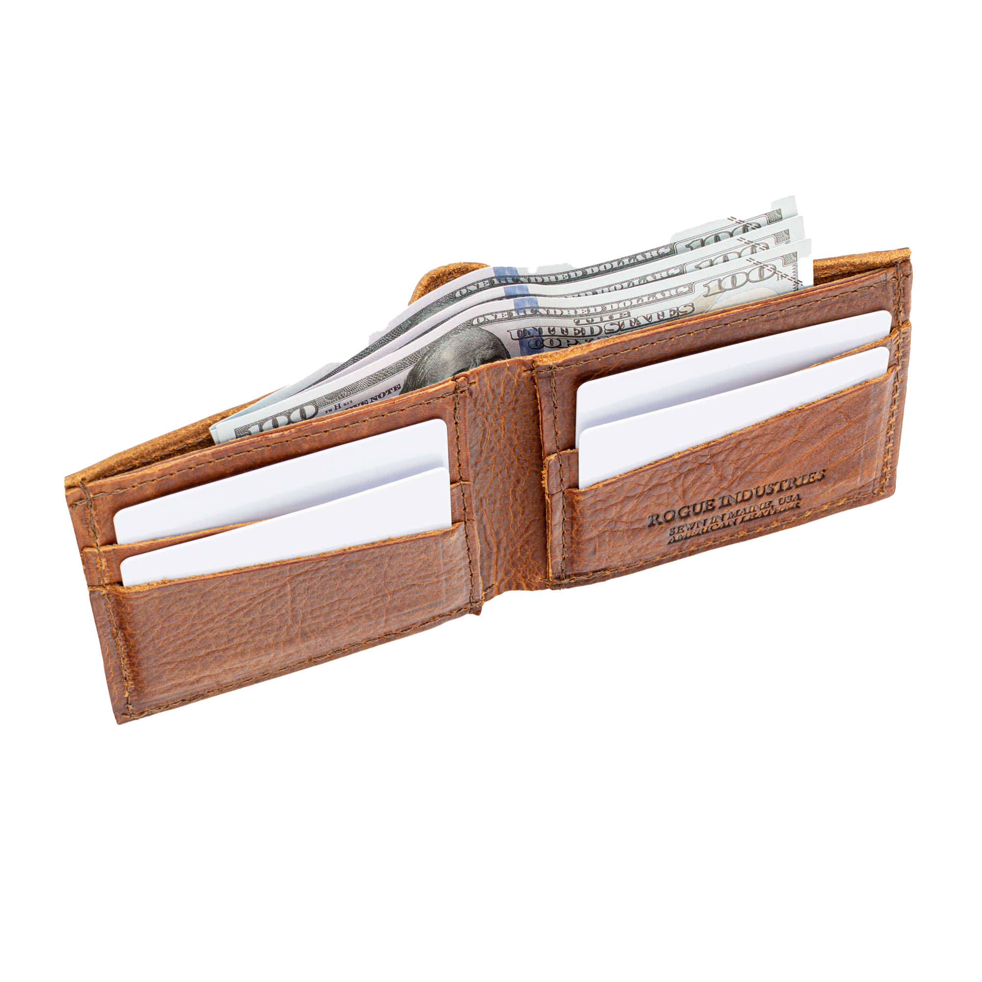 American Made Bison Leather Wallet | Bison Wallet | Rogue Industries