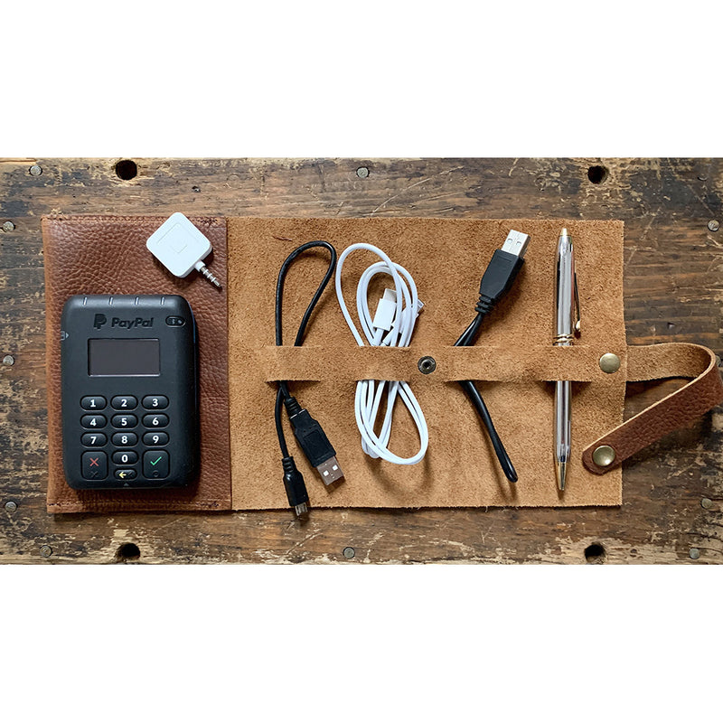Factory Second Leather Tech Organizer