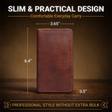Leather Checkbook Cover