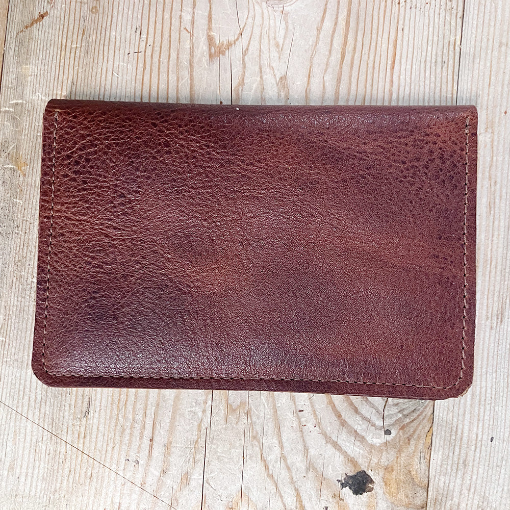 Factory Second Made Maine Leather Passport Holder