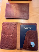 Leather Passport Holder - Made in Maine