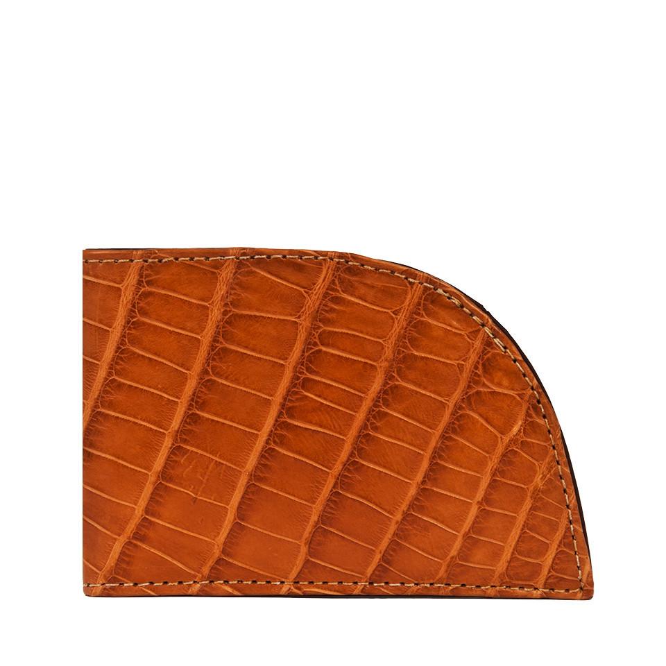 Front Pocket Wallet Alligator Leather