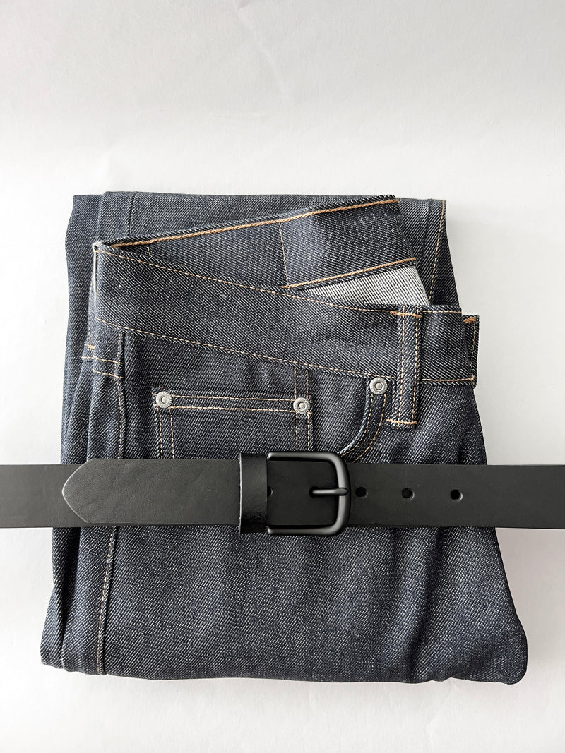 Chamberlain Leather Belt - 1.25" Wide