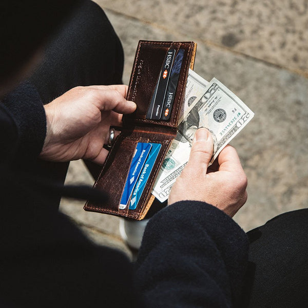The Heritage Wallet | Leather Wallet Made in USA | Rogue Industries