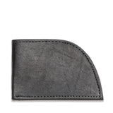 Rogue Front Pocket Wallet in American Bison Leather - Black - 1