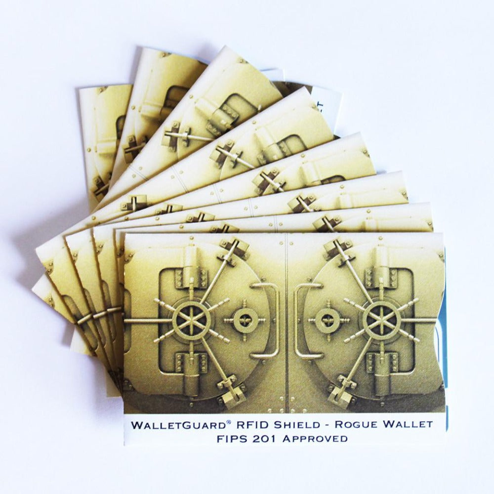 RFID Blocking Credit Card Sleeves - Gold Vault – Rogue Industries