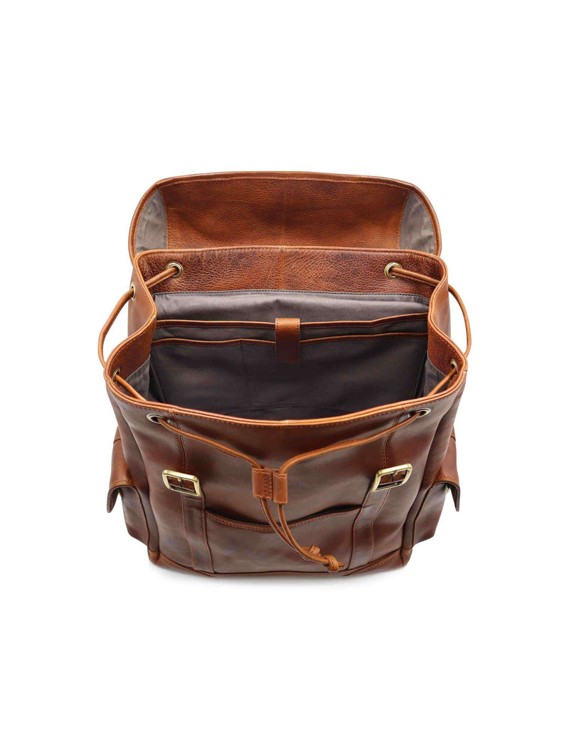 breton leather backpack Highlander Leather Backpack