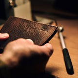 Debossed Nantucket Front Pocket Wallet
