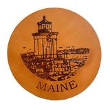 Maine Lighthouse Coaster Set