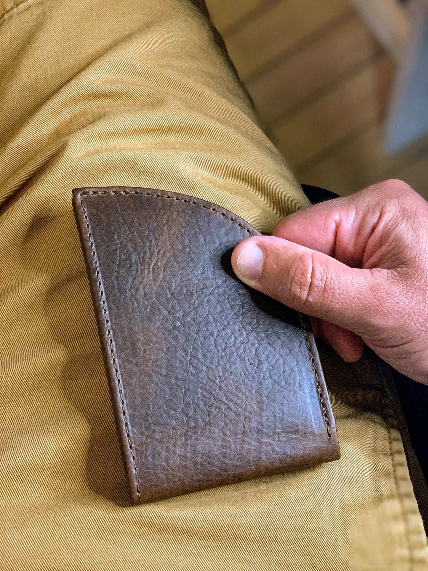 Rogue Front Pocket Wallet in Horween Bison – Rogue Industries