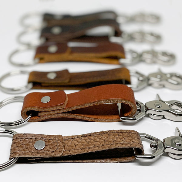 LUXURY MATERIAL LEATHER ROOM KEYRING by BRIDLE