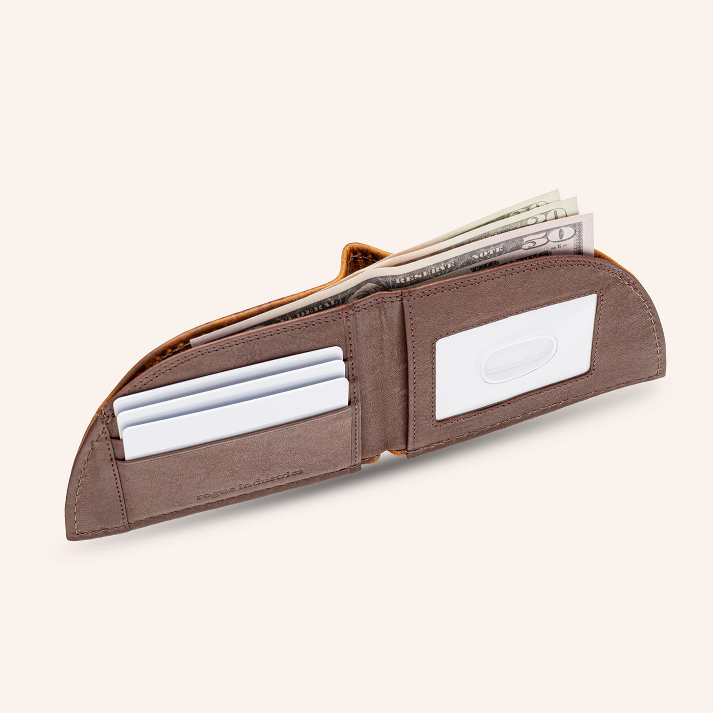 Moose Leather Wallet | Thin Front Pocket Wallet | Rogue Industries