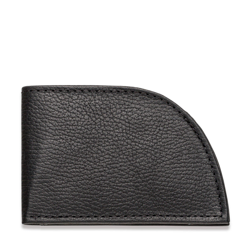 Black Rogue Front Pocket Wallet Classic Made in Maine Edition, front closed view
