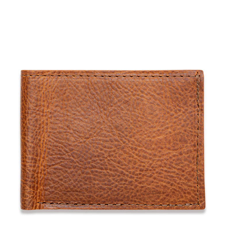 American Bison Leather Wallet - Rogue Industries - Brown