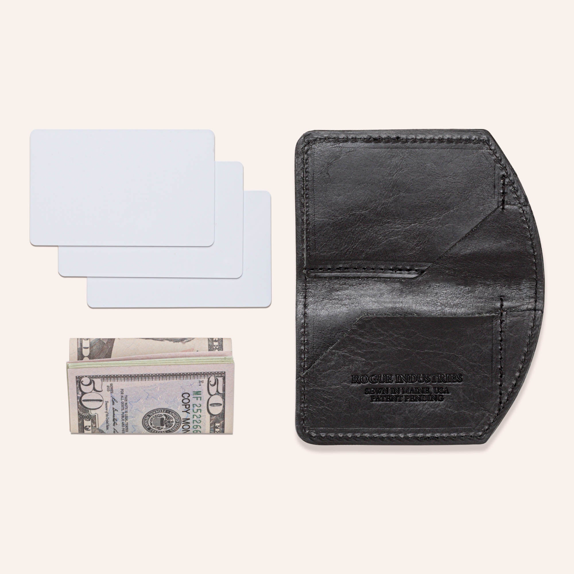 The Minimalist Wallet | Slim Leather Wallet | Rogue Industries