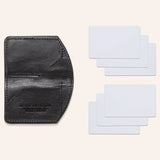 Minimalist Spartan Wallet in Bison - Black - With Cards