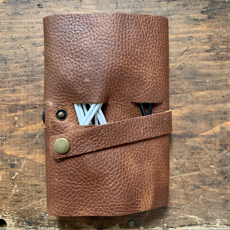 Leather Tech Pouch, Leather Wristlet Pouch