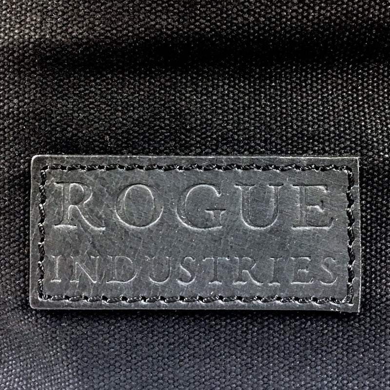 Waxed Canvas and Leather Tote from Rogue Industries - Black 2