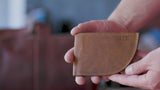 Nantucket Bison Leather Front Pocket Wallet